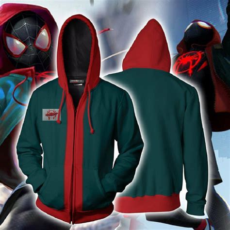 spider man across the spider verse hoodie